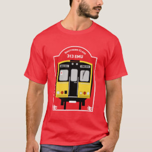 Camiseta Entusiasta do trem ferroviário britânico