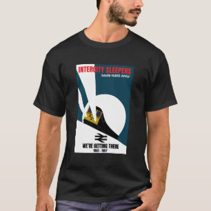 Camiseta Entusiasta do trem ferroviário britânico