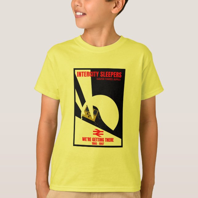 Camiseta Entusiasta do trem ferroviário britânico (Frente)