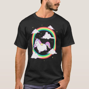 Camiseta Entusiasta do Unicórnio Rainbow Magical Legendat C