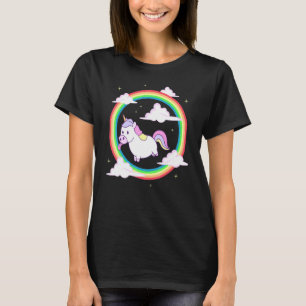Camiseta Entusiasta do Unicórnio Rainbow Magical Legendat C