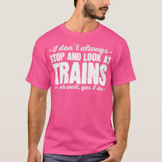 Camiseta Entusiasta dos comboios ferroviários