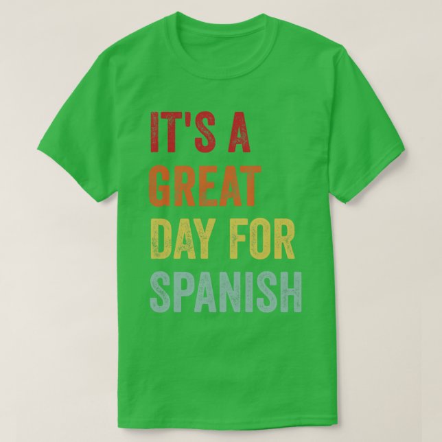 Camiseta Entusiasta espanhola (Frente do Design)