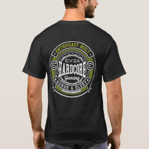 Camiseta Entusiasta EVGA de Honra e Glória Construída em T-