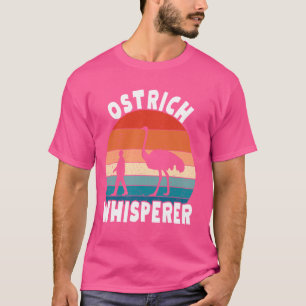 Camiseta Entusiastas De Aves De Capoeira Sem Voo De Ostrich