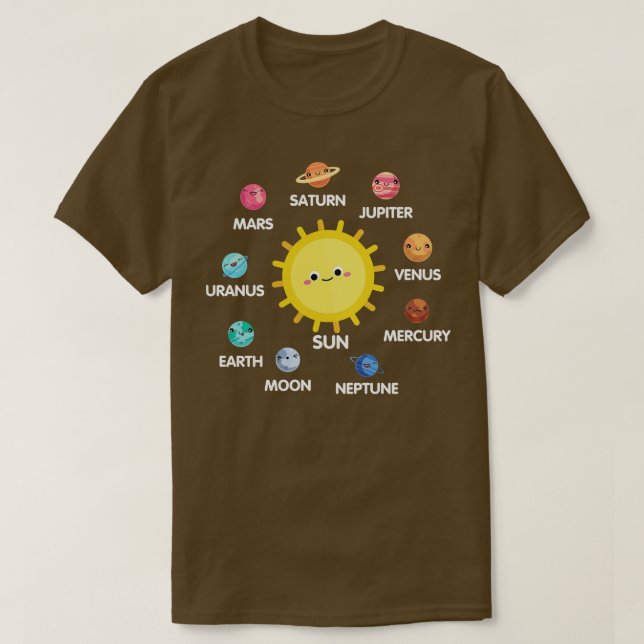 Camiseta Entusiastas de espaço em forma de espaço para cúpu (Frente do Design)