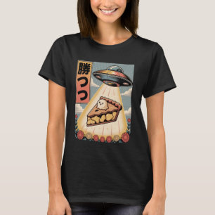 Camiseta Entusiastas de OVNI Amantes de Torta Alien Gengibr