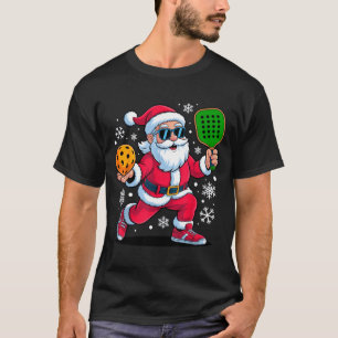 Camiseta Entusiastas de pickleball natal função de natal