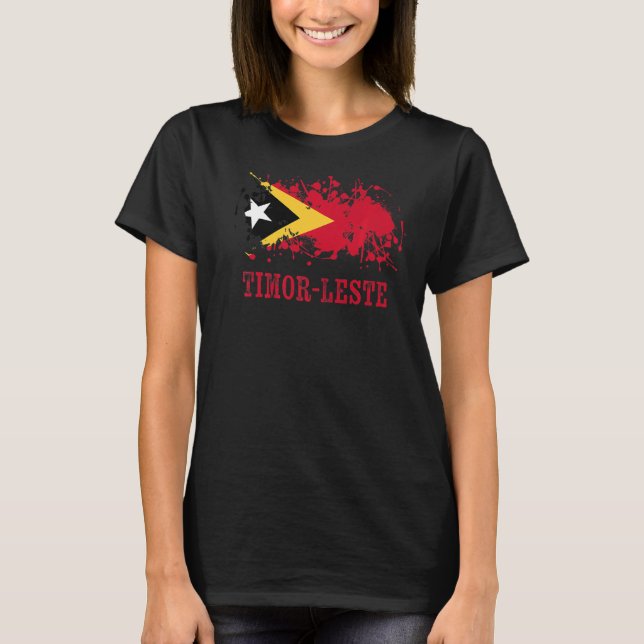 Camiseta Entusiastas de Timor Leste (Frente)