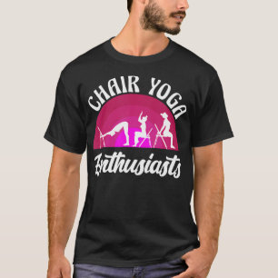 Camiseta Entusiastas de Yoga de Cadeira Fitness Serenidade