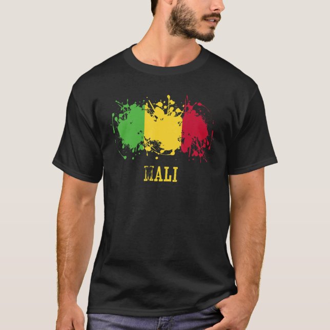 Camiseta Entusiastas do Mali e do Mali (Frente)