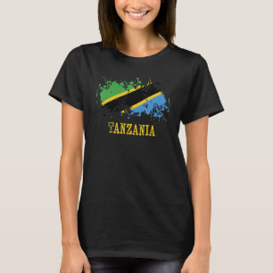 Camiseta Entusiastas tanzanianos para a Tanzânia e Tanzânia