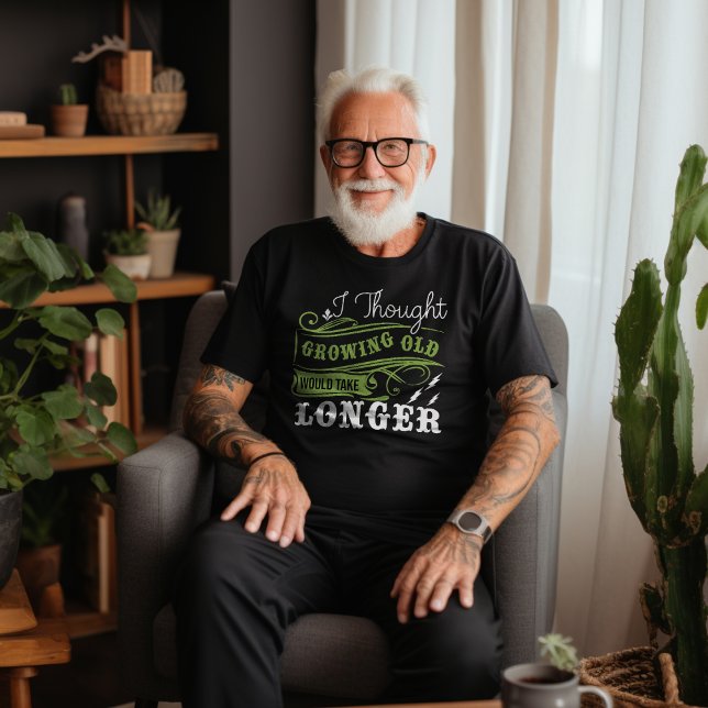 Camiseta Envelhecimento Engraçado Humor (Criador carregado)
