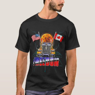 Camiseta Enviado pela Liberdade do Canadá 2022 Caminhoneiro