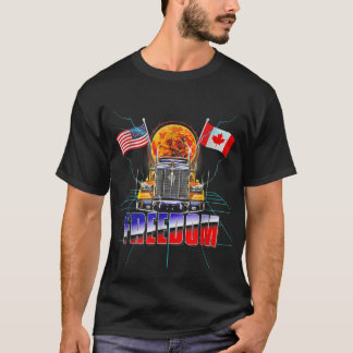 Camiseta Enviado pela Liberdade do Canadá 2022 Caminhoneiro
