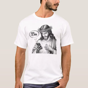 Camiseta Enviando Mensagens de Texto para Jesus - JK YOLO B