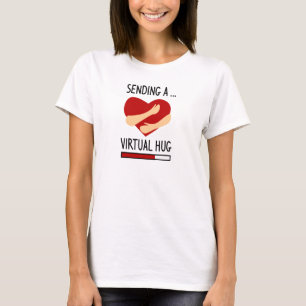 Camiseta Enviando um Hug Virtual
