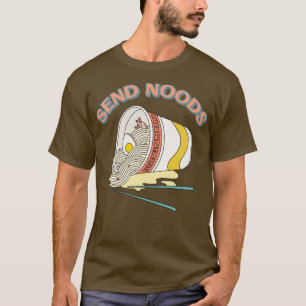 Camiseta Enviar Comida de Noods Ramen Noodle Cup