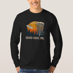 Camiseta Enviar disco Pic Disco Golf Disco Golfe Golf Disco
