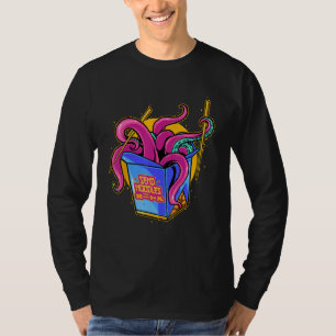 Camiseta Enviar Noodles Octopus Kraken Tentacle Foo Japonês