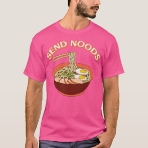 Camiseta Enviar Noods Engraçado Ramen Noodle Bowl 1
