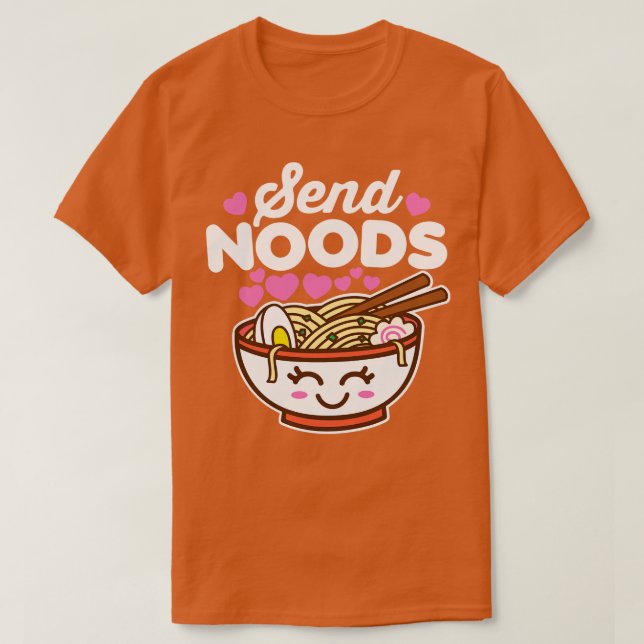 Camiseta Enviar Noods Ramen (Frente do Design)