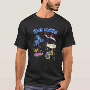 Camiseta Enviar Nudies Nudibranch Sea Slug Ocean Scuba Dive