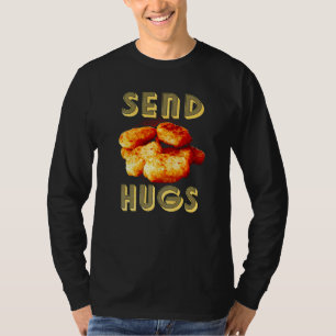 Camiseta Enviar Nuggen de frango de Comida rápida Nuggen