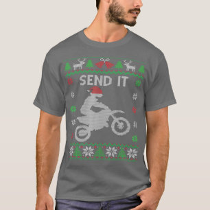 Camiseta Enviar Papais noeis De Circulação De Bicicleta De