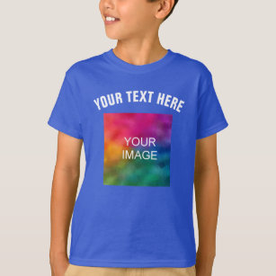 Camiseta Enviar Texto Personalizado Enviar Modelos de Fotog