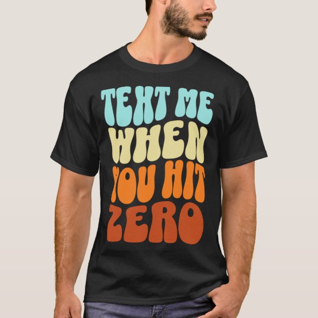 Camiseta Enviar Um Texto Quando Atingir Cores Retroativas D (Frente)