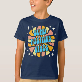 Camiseta Enviar Vibrações Positivas