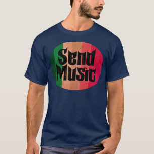 Camiseta Enviar Vintagem de Música