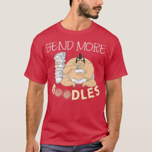 Camiseta Envie Mais Noodles, Adoro Ramen Japonês, Se
