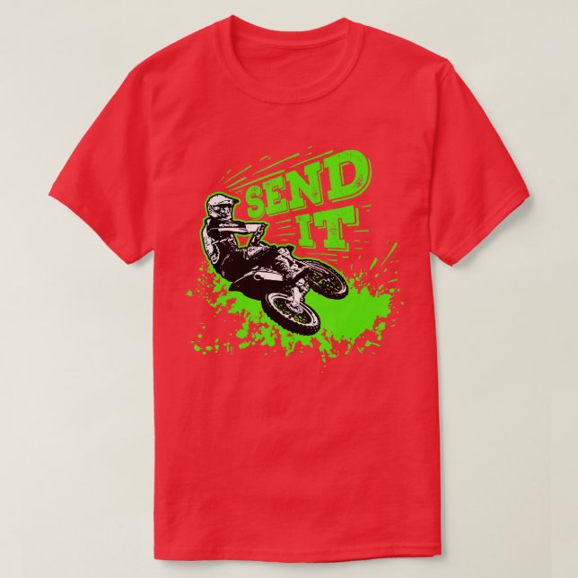 Camiseta Envie-O Para O Supercro MX Engraçado, Bicho De Cam (Frente do Design)