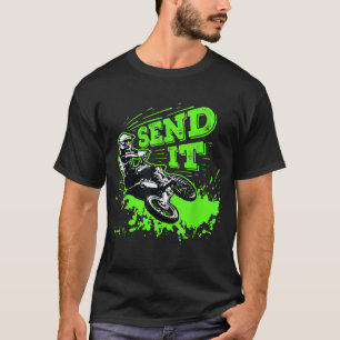 Camiseta Envie-O Para Um Cavaleiro Engraçado, Motocross MX