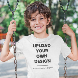 Camiseta Envie Seu Próprio Design Aqui Modelo Personaliza