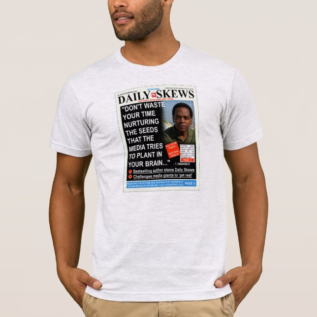 Camiseta Enviesamentos diários (Frente)