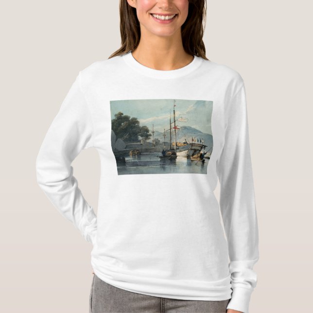 Camiseta Envio em um rio chinês (Frente)