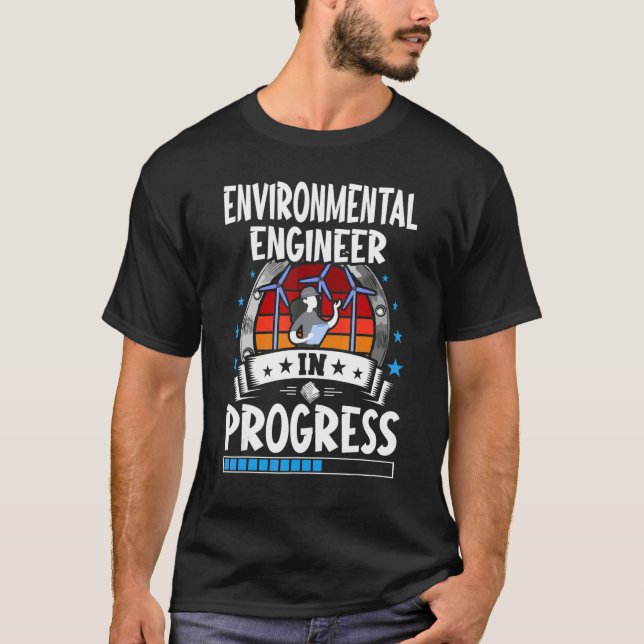 Camiseta Environmental Engineer In Progress Trainee Student (Frente)