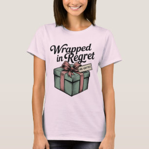 Camiseta Envolto em Arrependimento Design de Natal Divert