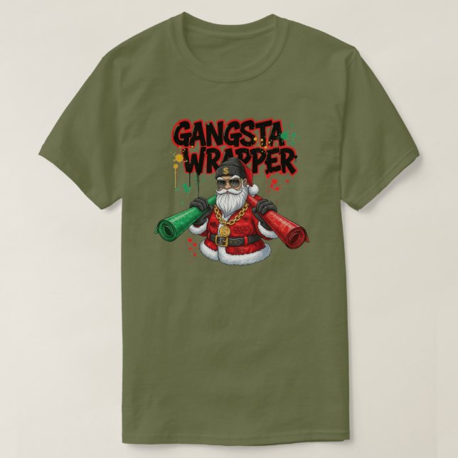 Camiseta Envoltório de Gângster (Frente do Design)