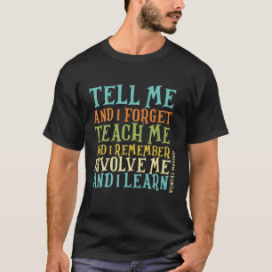 Camiseta Envolva-Me Professora Minha Citação De Texto Educa