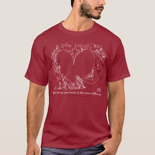 Camiseta Envolvido nos braços de seu amor (Frente)