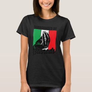 Camiseta Envolvido Por Stunads Sarcascates Mulheres Italian