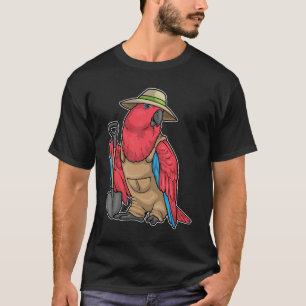 Camiseta Enxada de Jardineiro de Papagaio Jardim