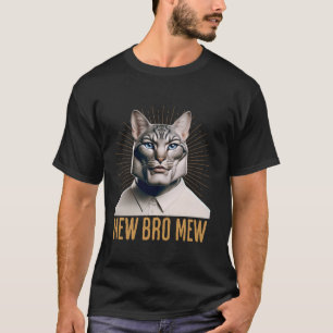 Camiseta Enxergando Gato De Boca Engraçada Me Parecendo Mew