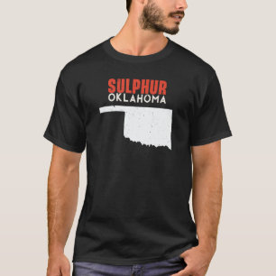 Camiseta Enxofre EUA Estado América Viagem Oklahoman