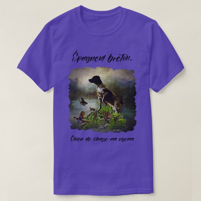 Camiseta Epagneul Breton (Frente do Design)