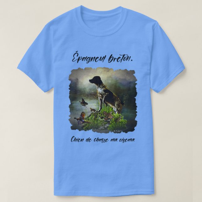 Camiseta Epagneul Breton (Frente do Design)